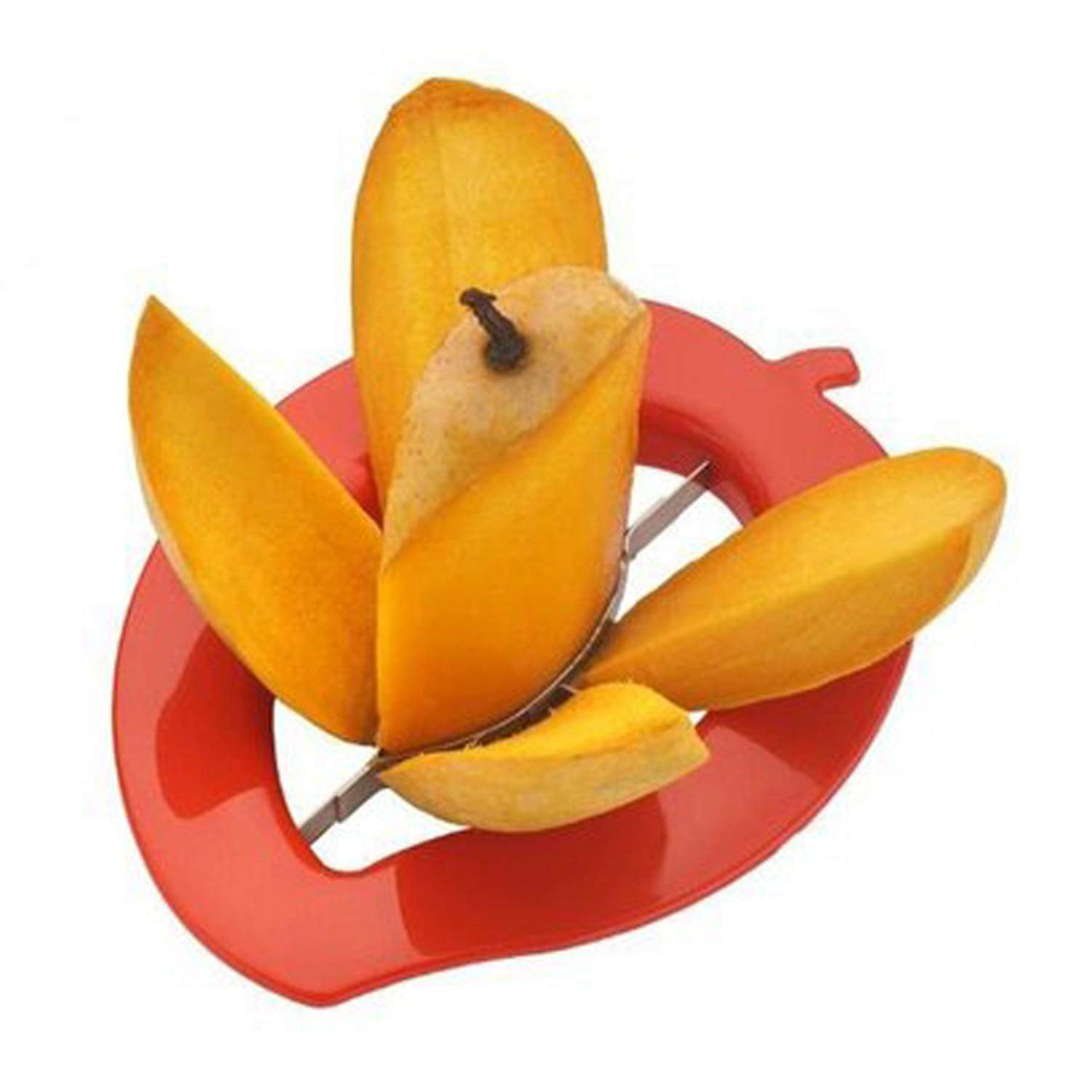 2356 Mango Cutter Chopper Slicer Tool Slicing With Non Slip Handles DeoDap