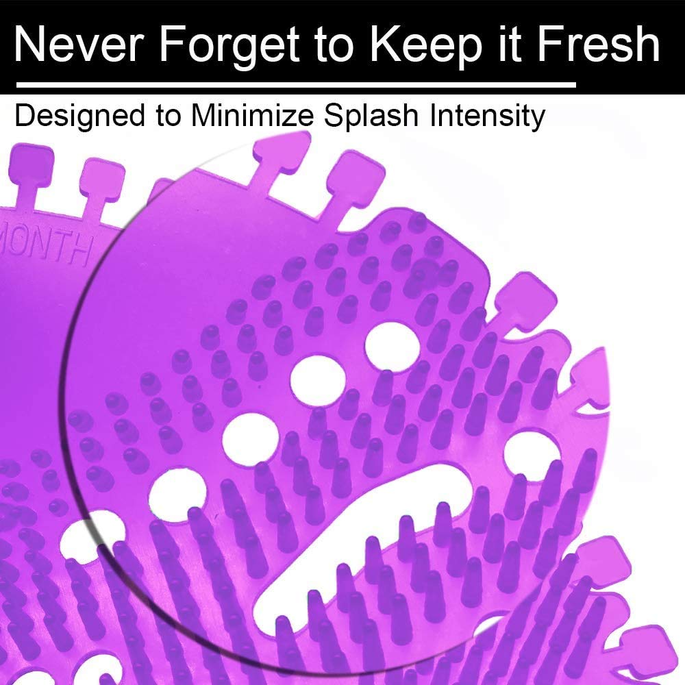 1310 Anti Splash Urinal Round Screen Mat (Multicoloured) DeoDap