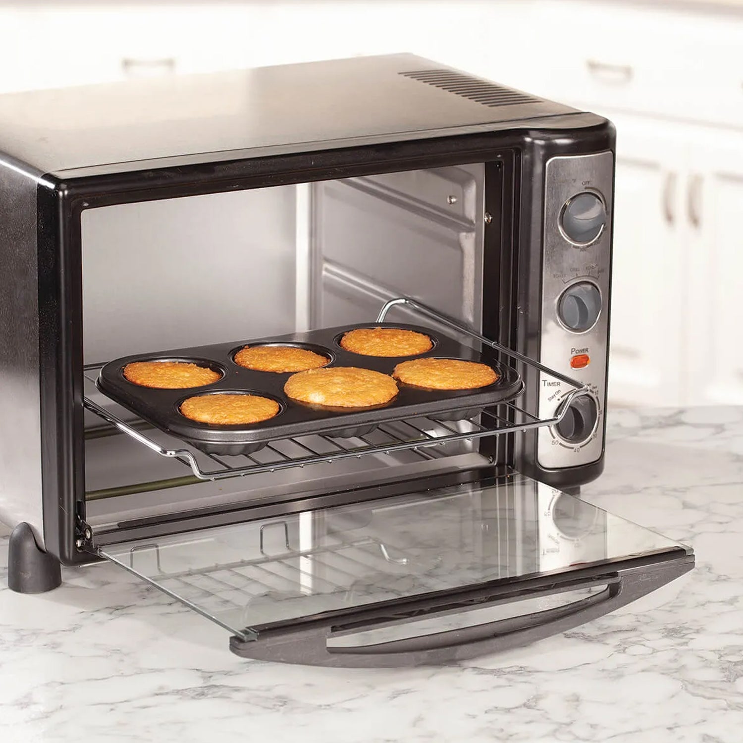 7078 6 slot Non-Stick Muffins Cupcake Pancake Baking Molds (Moq :-5) DeoDap
