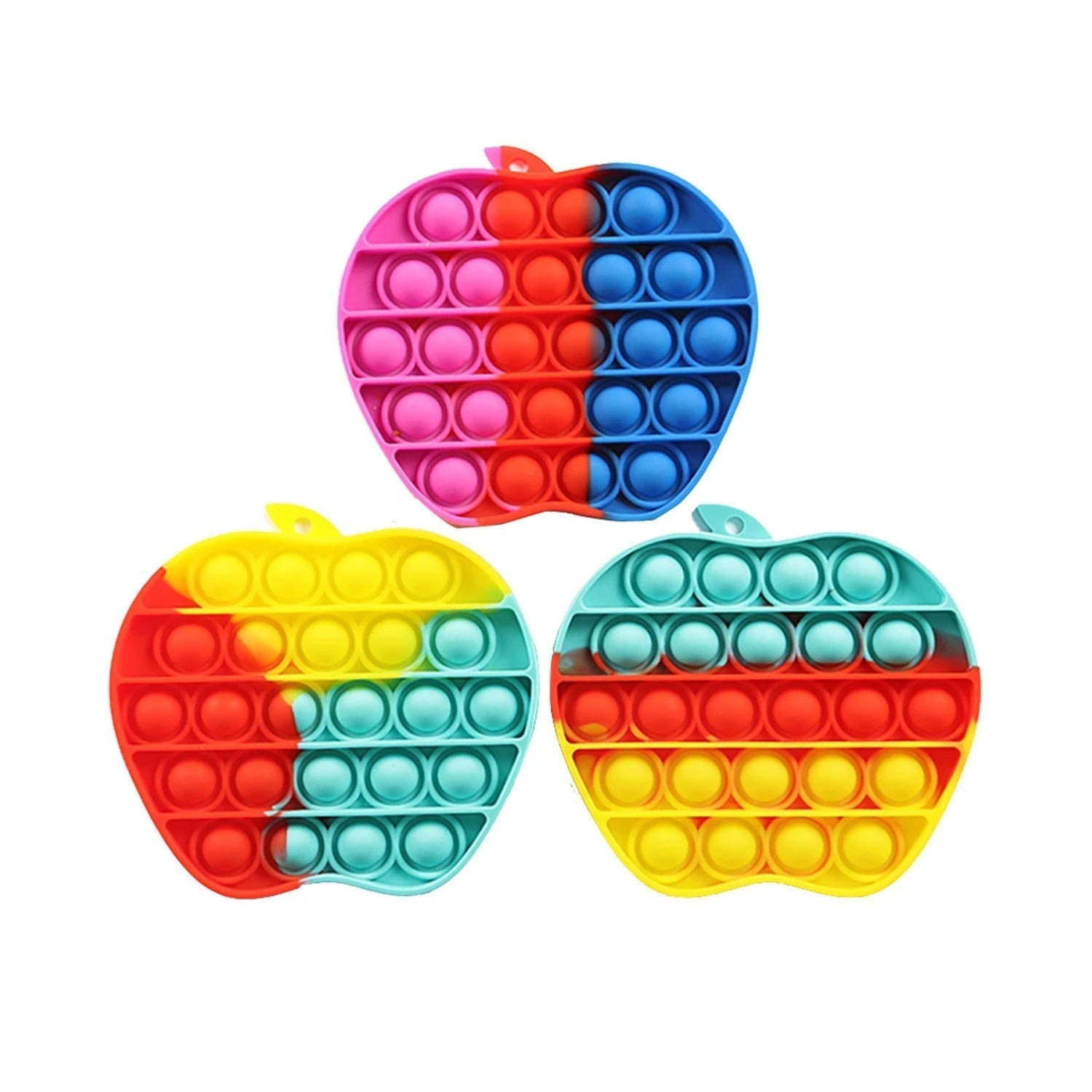 8066 Apple Fidget Toy used in all kinds of household places specially for kids and children for playing purposes. DeoDap