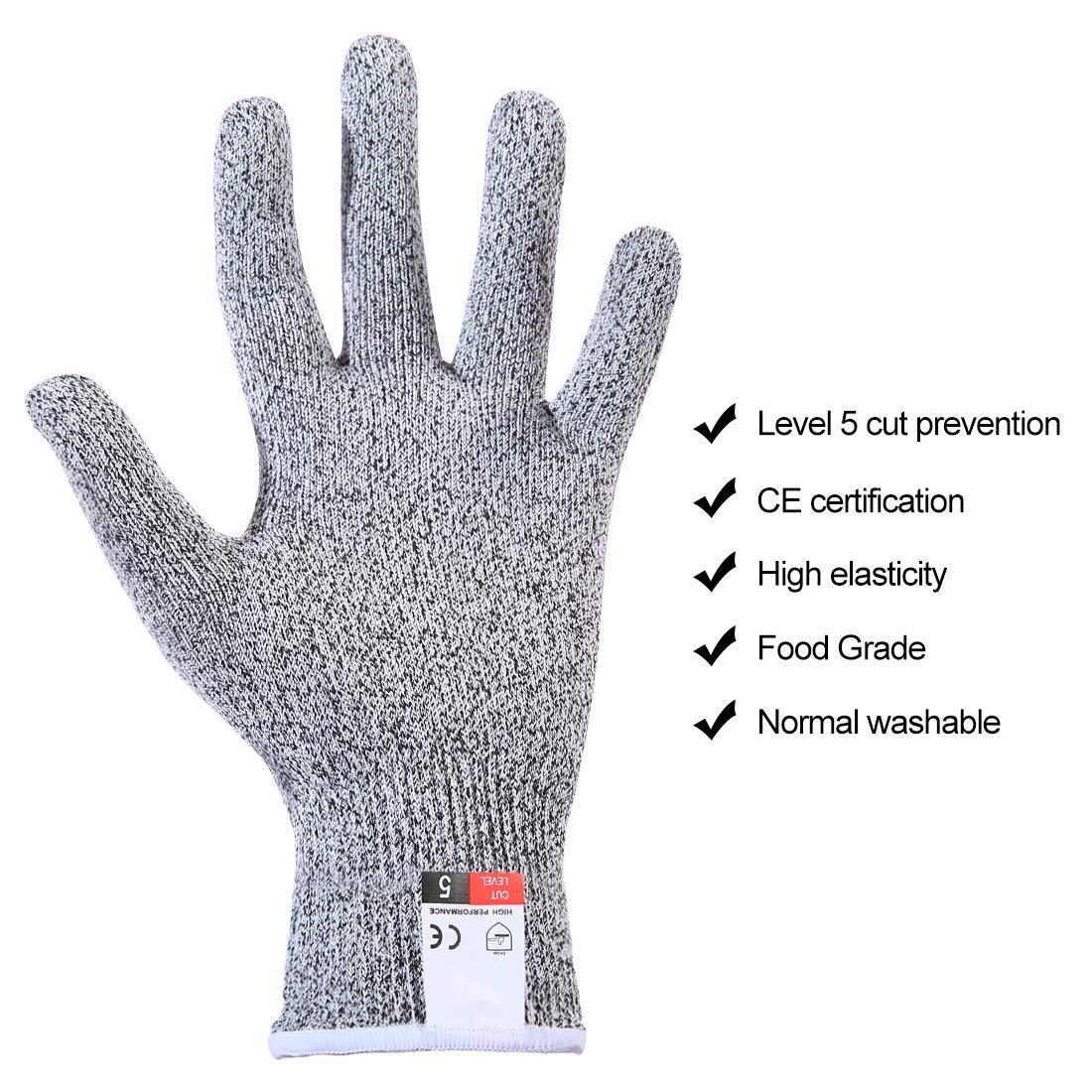 0715 Level 5 Protection Cut Resistant Gloves (1 pair) DeoDap