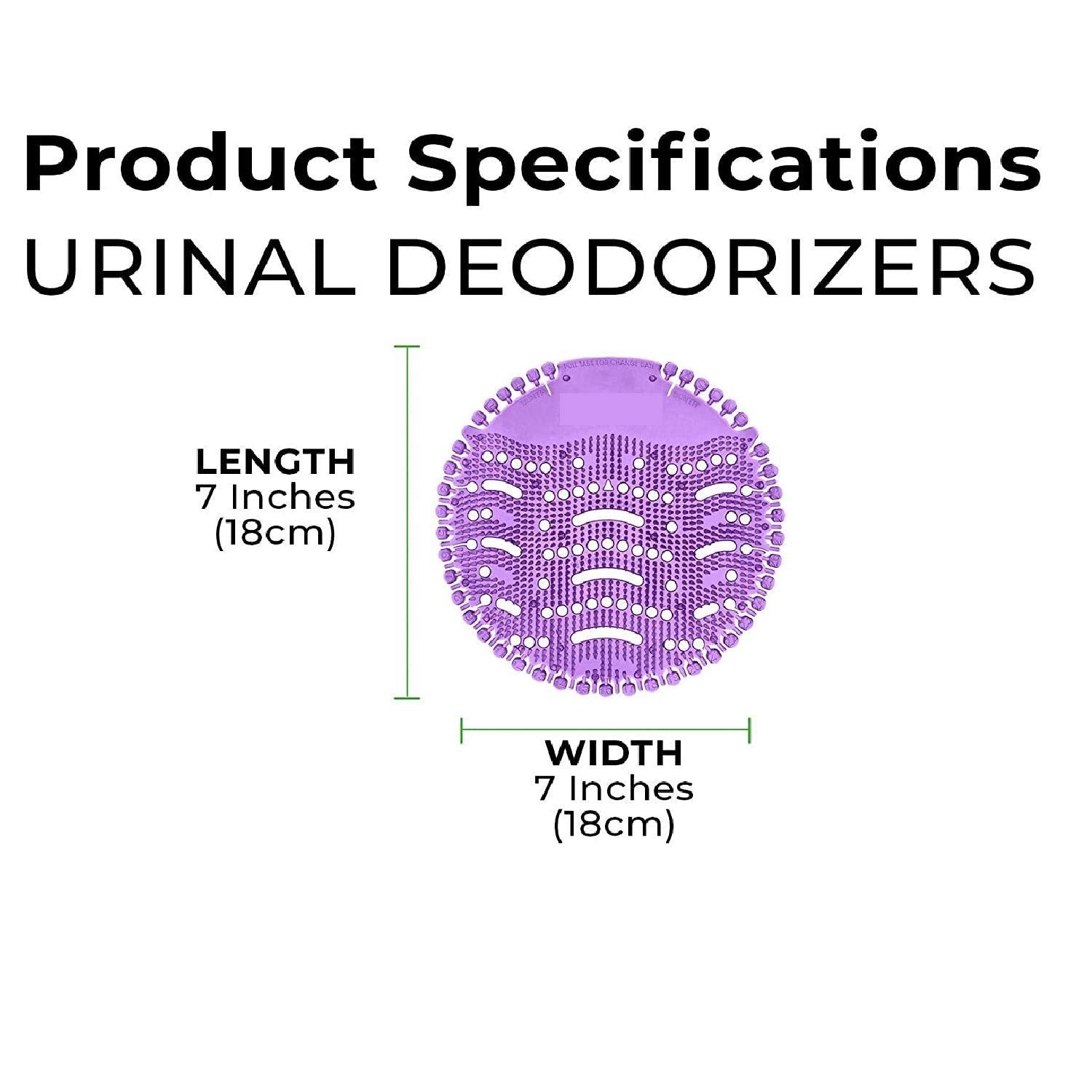 1310 Anti Splash Urinal Round Screen Mat (Multicoloured) DeoDap