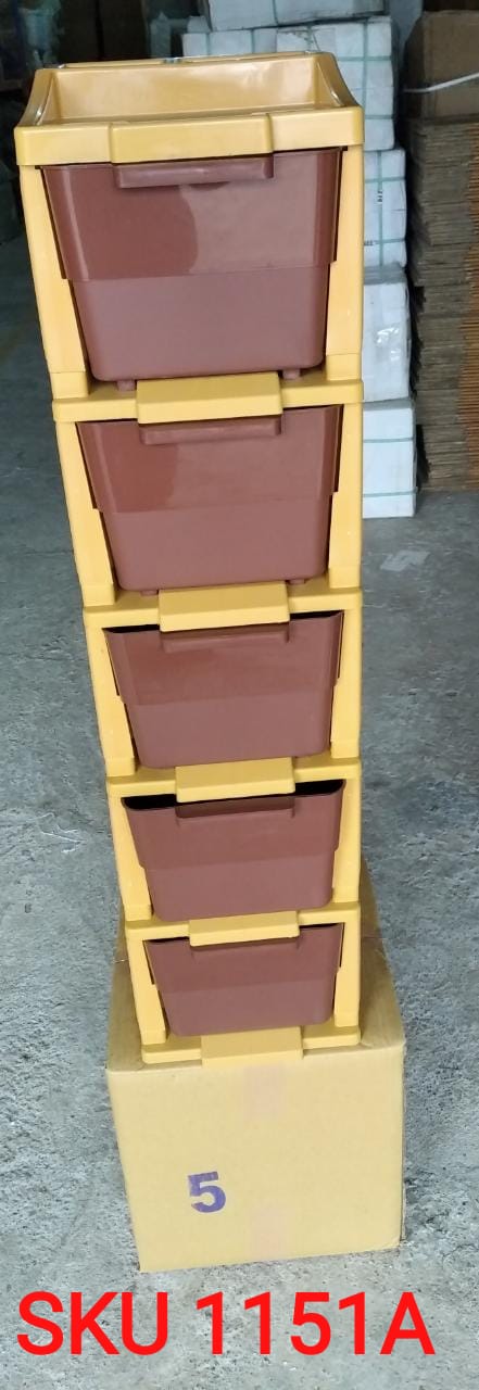1151A 5 Tier Modular Drawer Used for storing different-different types of equipments and stuffs. DeoDap