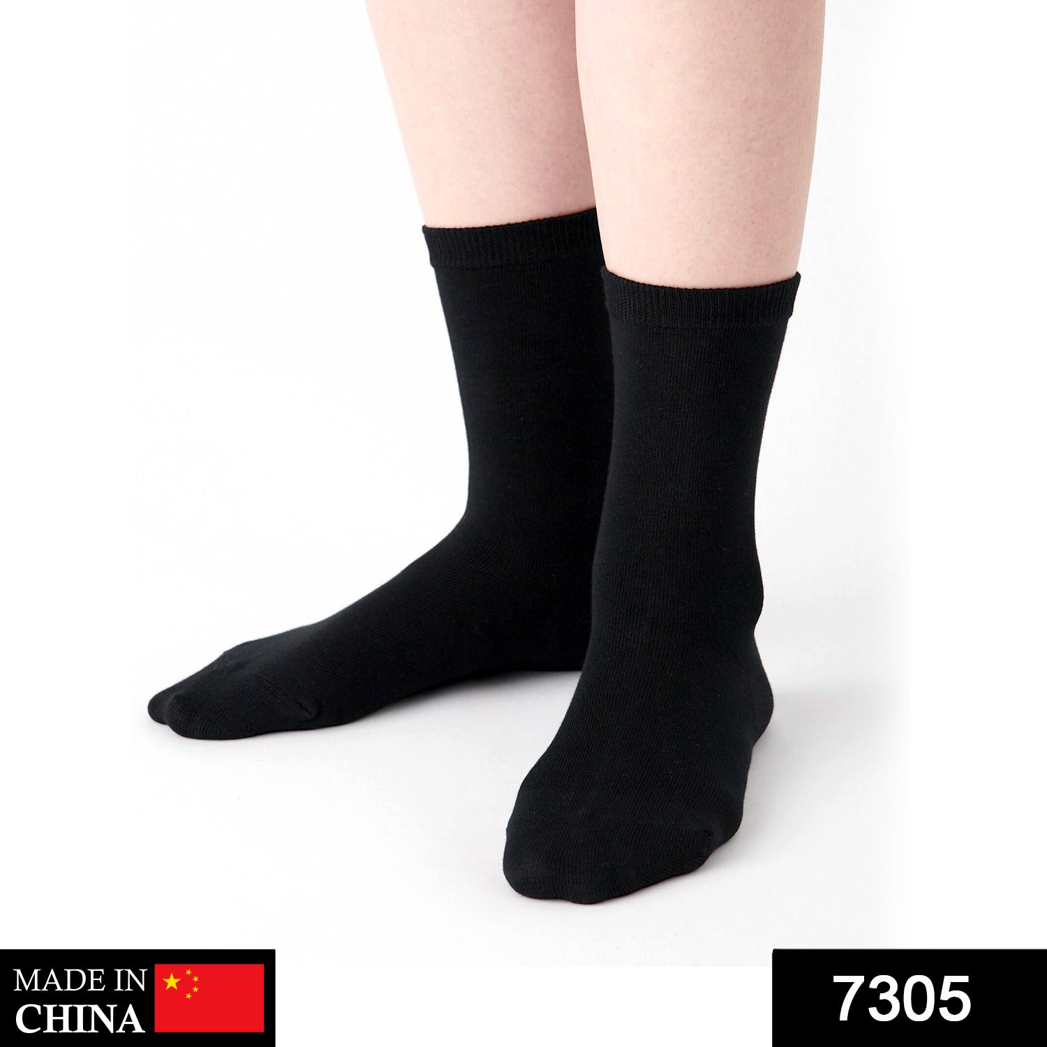 7305 Socks Breathable Thickened Classic Simple Soft Skin Friendly (Moq :-3) DeoDap