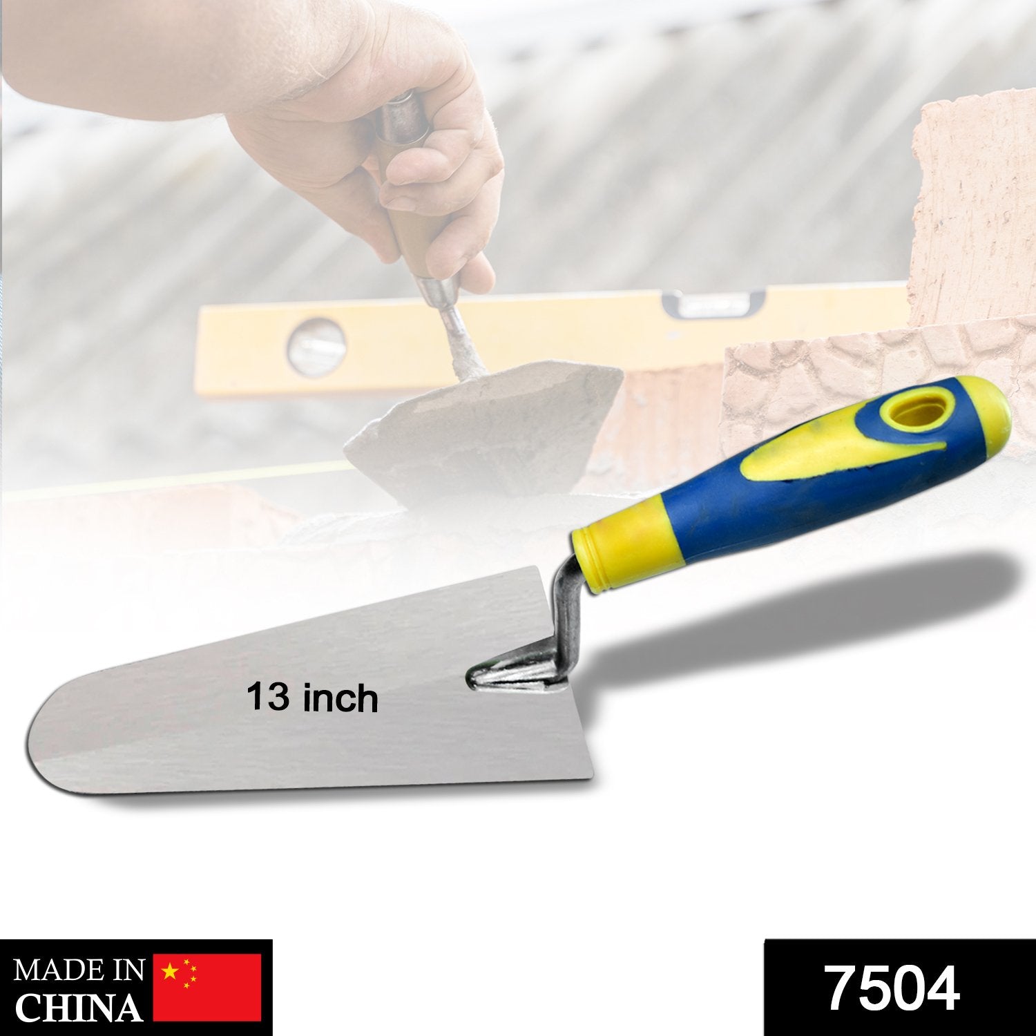 7504 Round Professional Render Plastering Trowel, Smooth Trowel 13 Inch DeoDap