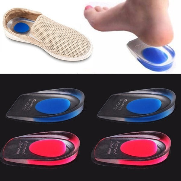 1413 Gel Heel cups Silicon Heel Pad for Heel Ankle Pain freeshipping - DeoDap