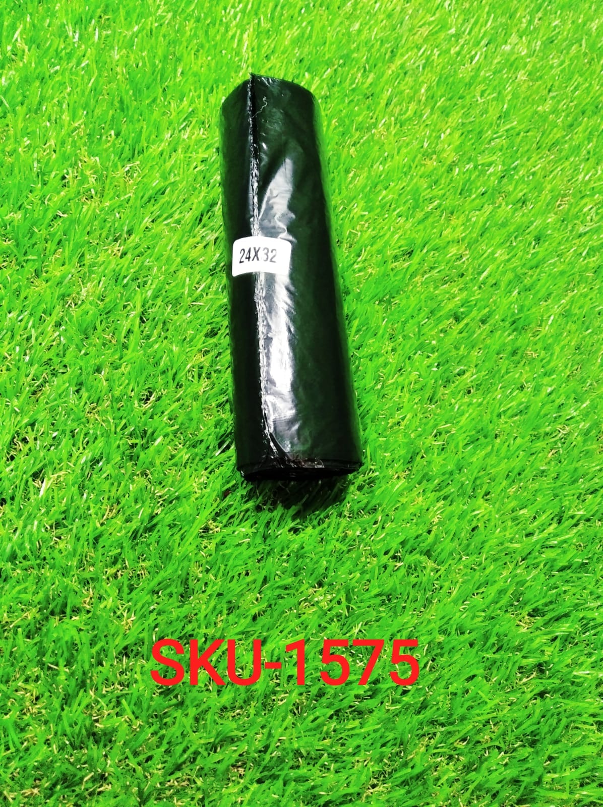 1575 Garbage Bags Medium Size Black Colour (24 x 32) - 15 pcs DeoDap