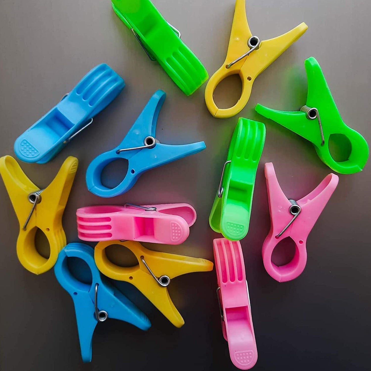 6217 Cloth chimti Heavy Duty Rust Free Cloth Peg / Clothes Clip DeoDap