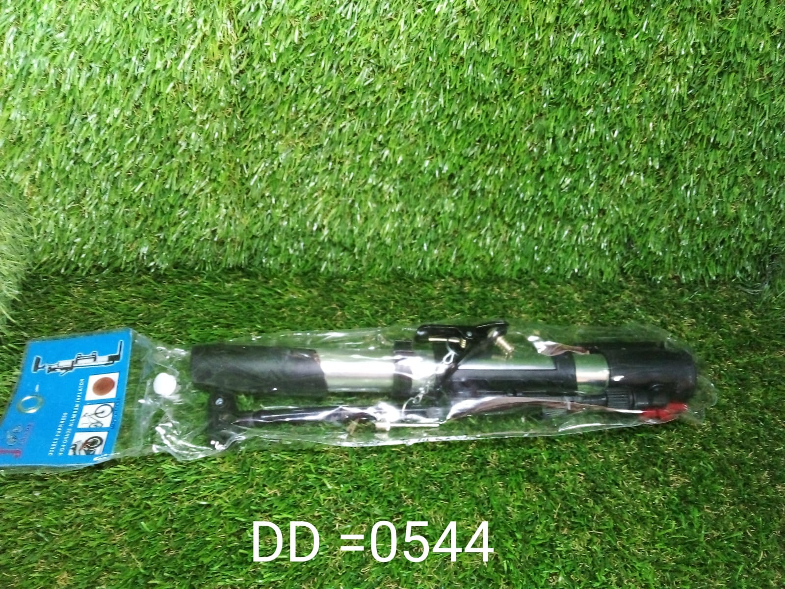 0544 Aluminum Mini Bicycle Air Pump (Multicolor) DeoDap