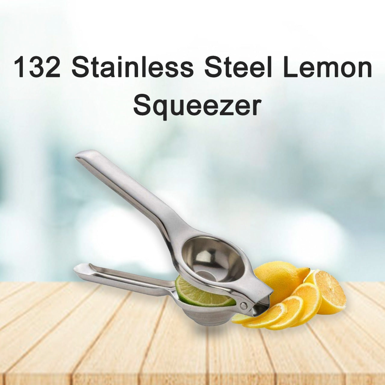 0132 Stainless Steel Lemon Squeezer DeoDap