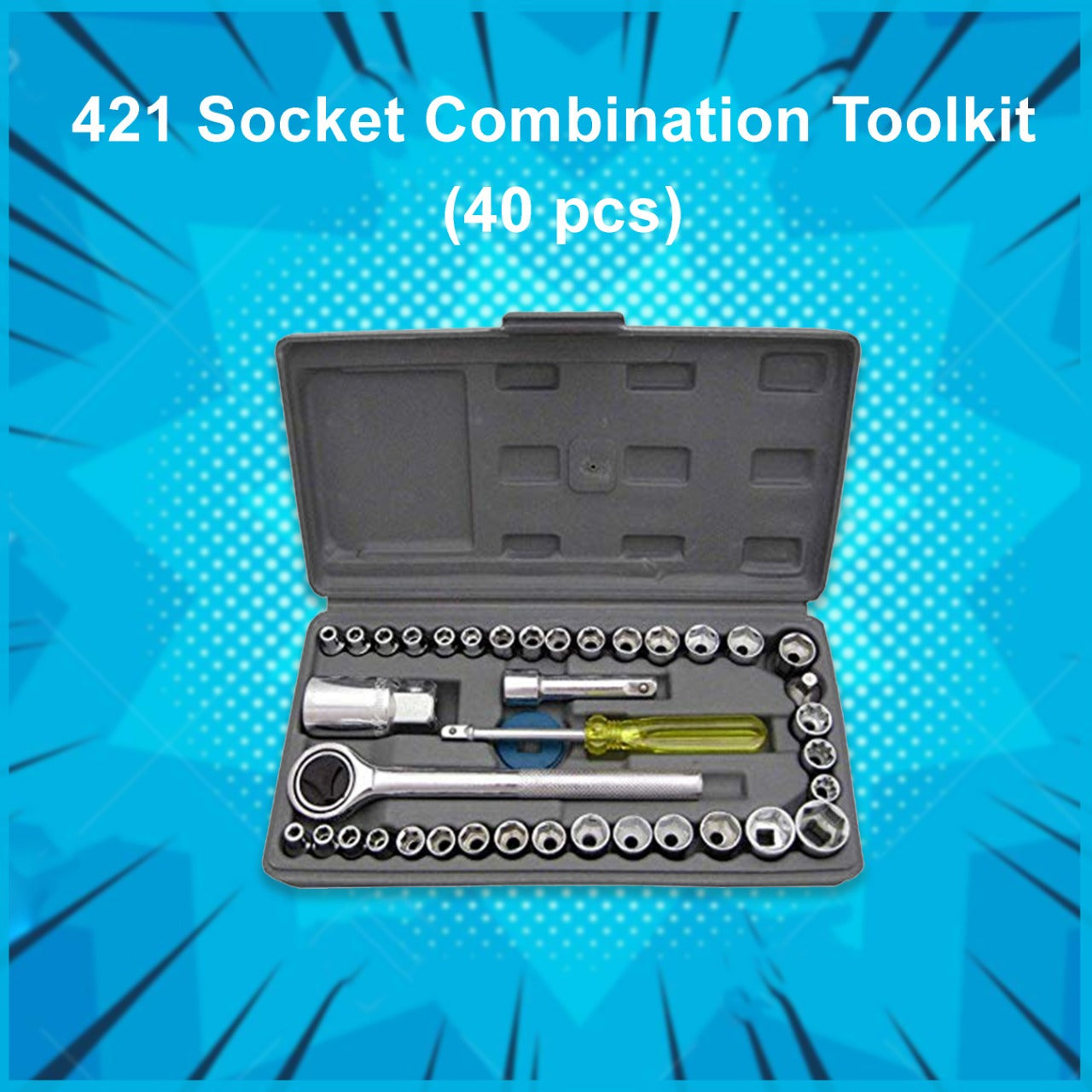 0421 Socket Combination Toolkit (40 pcs) DeoDap