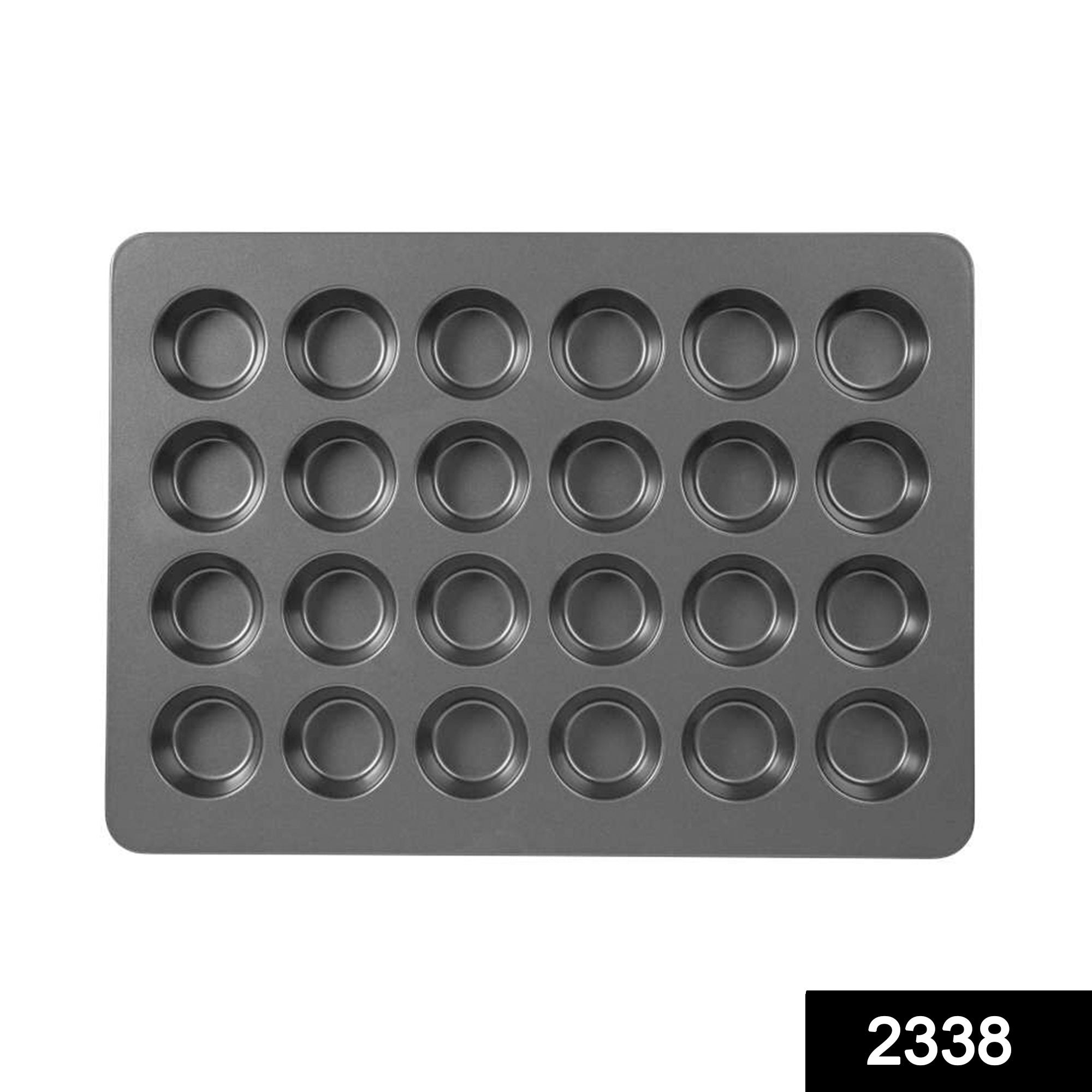 2338 Muffin Cupcake Mould Bakeware Pan Tray Mould Maker 24 Slot Round Shape freeshipping - DeoDap