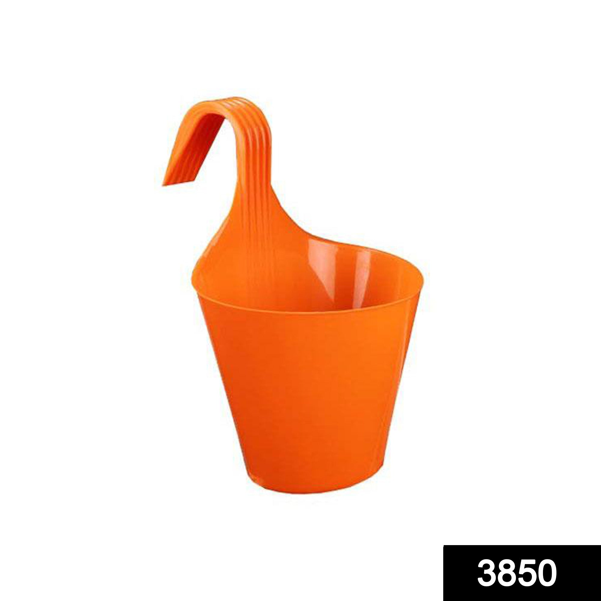 3850 Plastic Hanging Planter Pot, Multicolour DeoDap