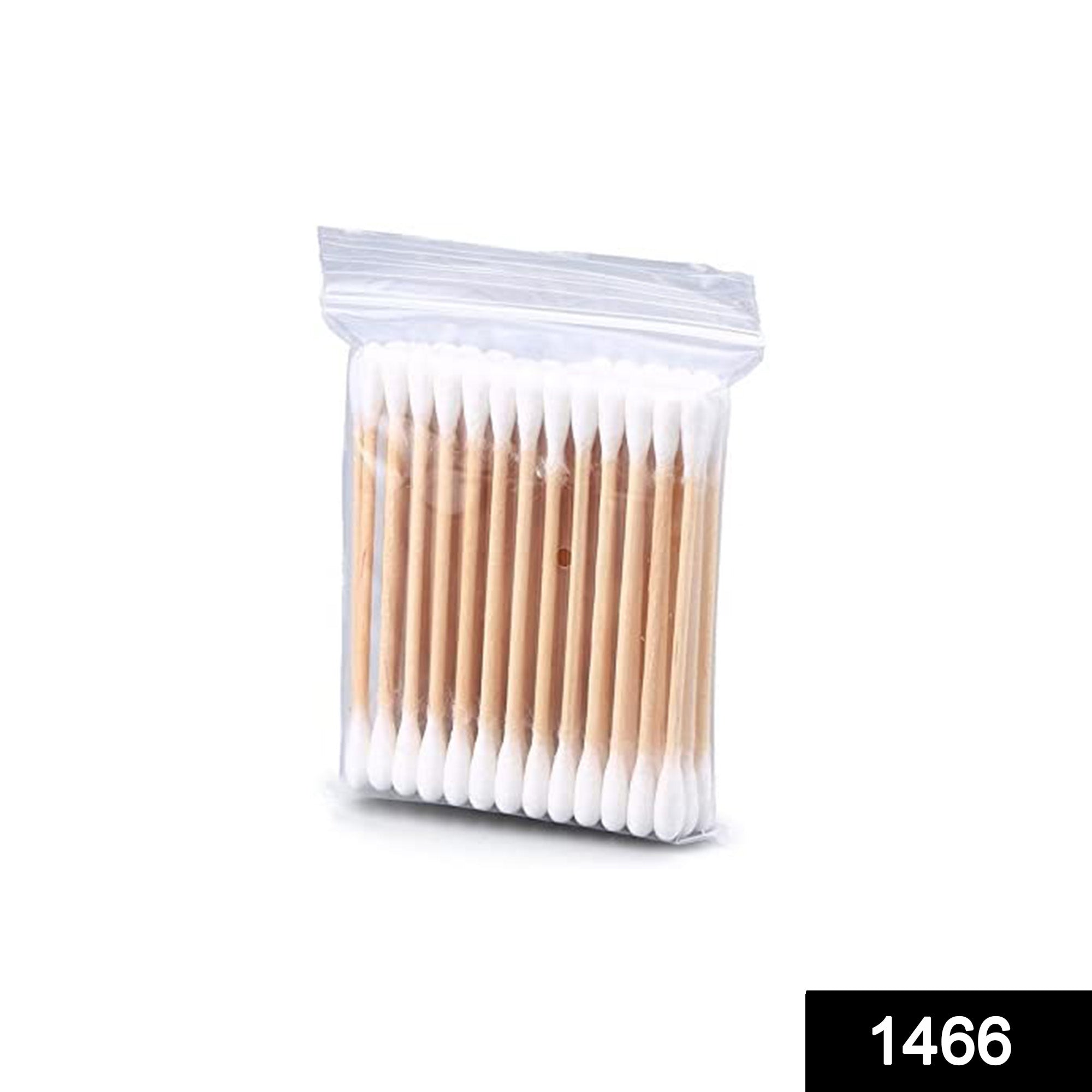 1466 Cotton Swabs With Wooden Sticks Biodegradable Cotton Buds freeshipping - DeoDap