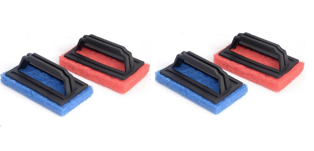 3408 Tile cleaning multipurpose scrubber Brush with handle DeoDap