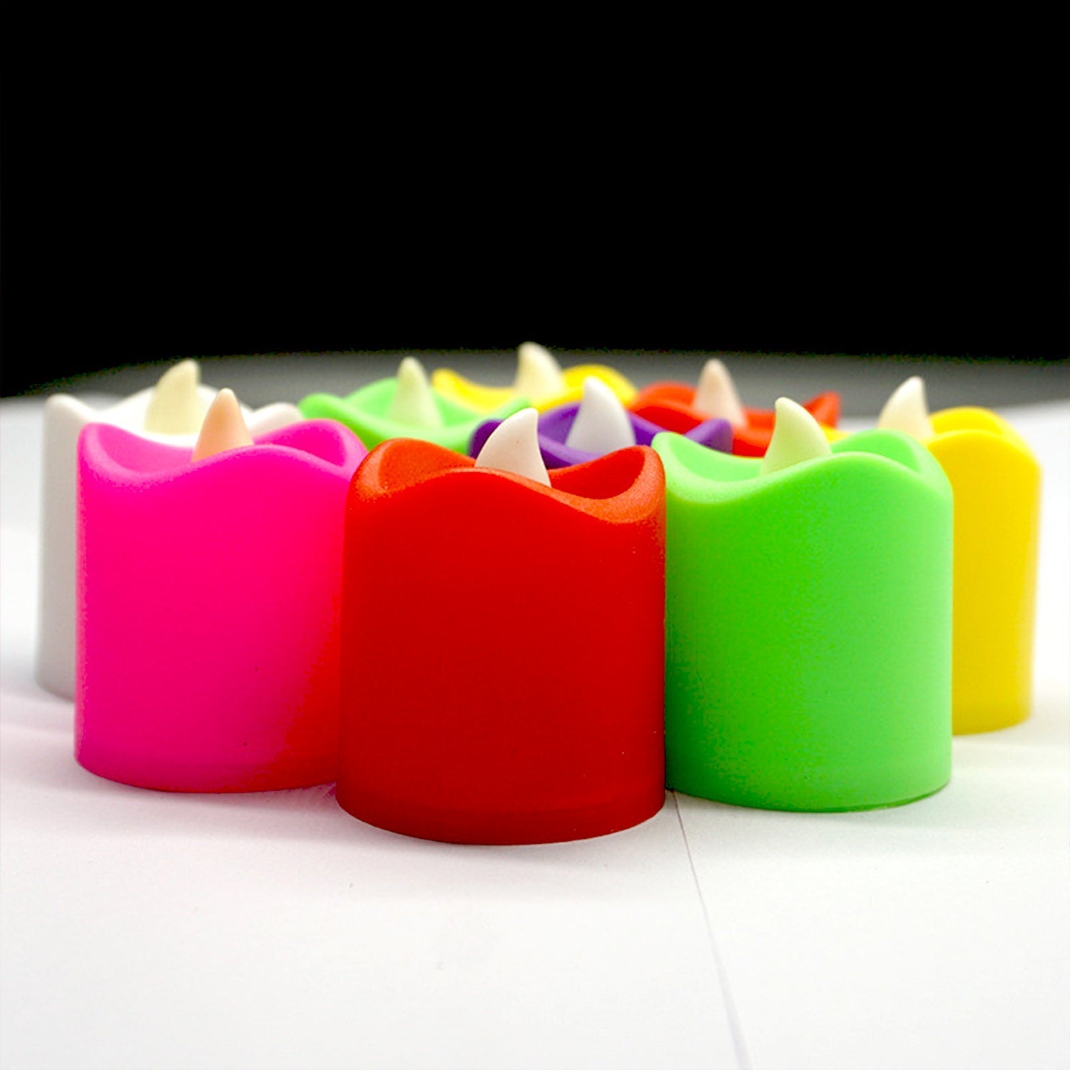 0241 Festival Decorative - LED Tealight Candles (Multi, 24 Pcs) DeoDap