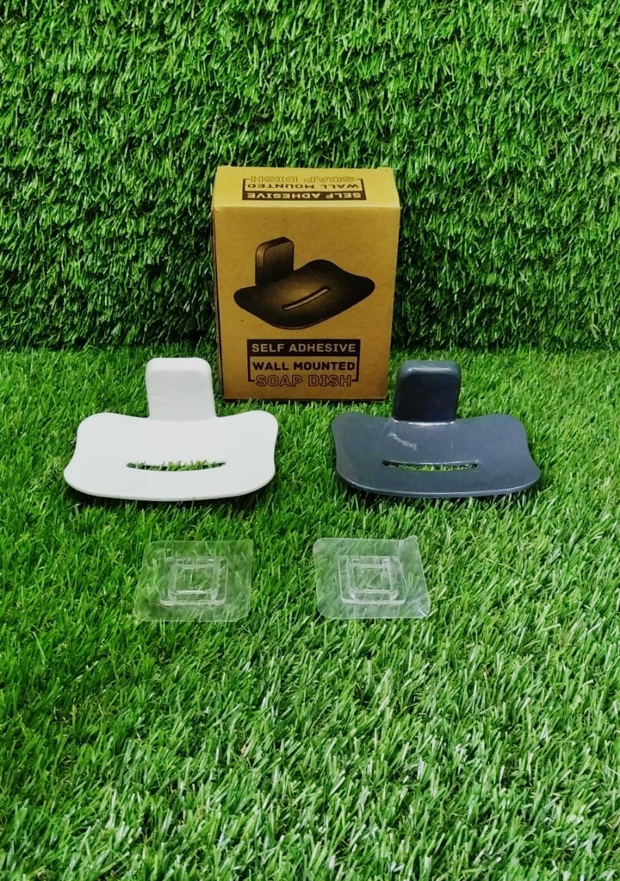 9035 2 PC Wall M Soap Stand Used As A Soap Holder In Bathrooms And Toilets. DeoDap