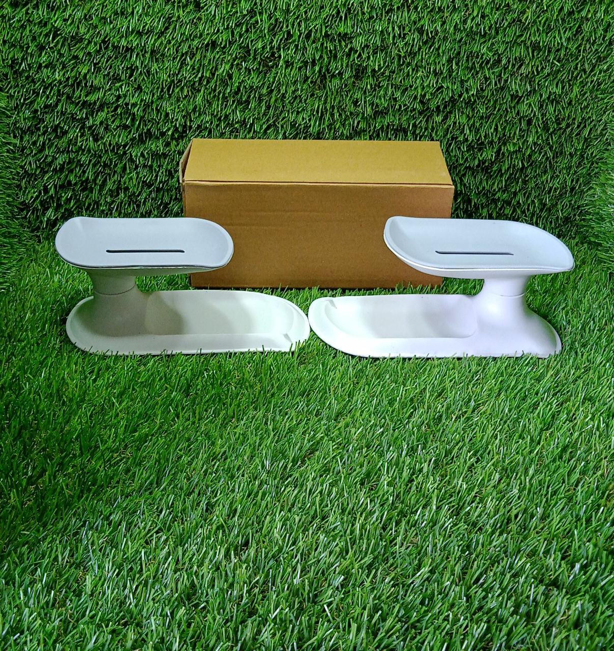 4860 Double Drain Soap Box Nordic Style Portable Plastic Soap Case/Soap Dish DeoDap