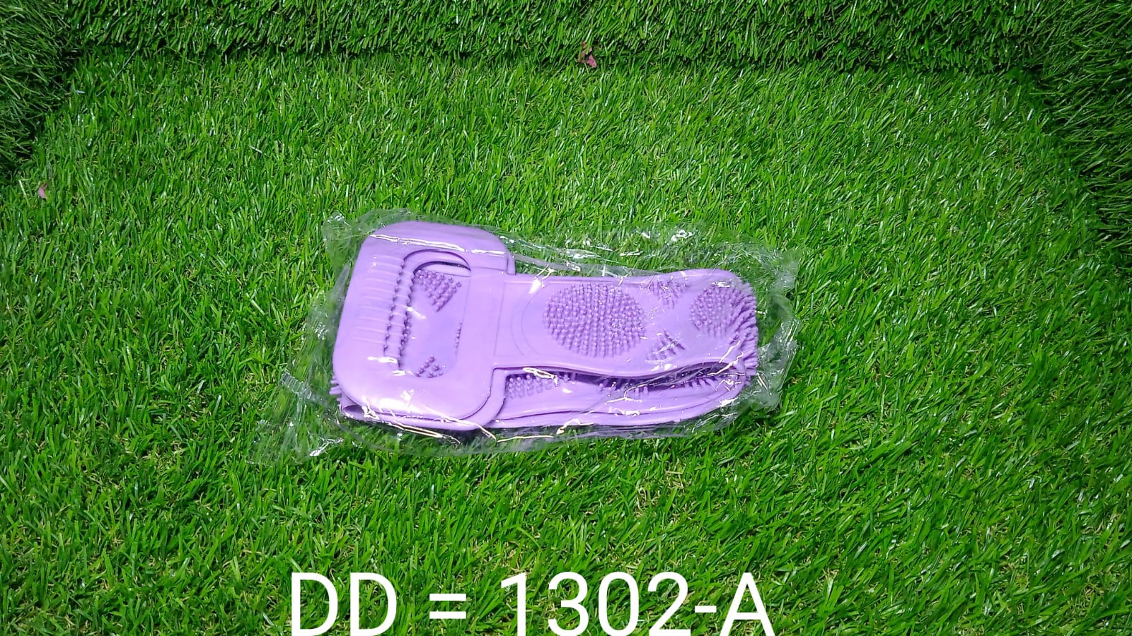 1302A Silicone Body Back Scrubber Double Side Bathing Brush for Skin Deep Cleaning DeoDap