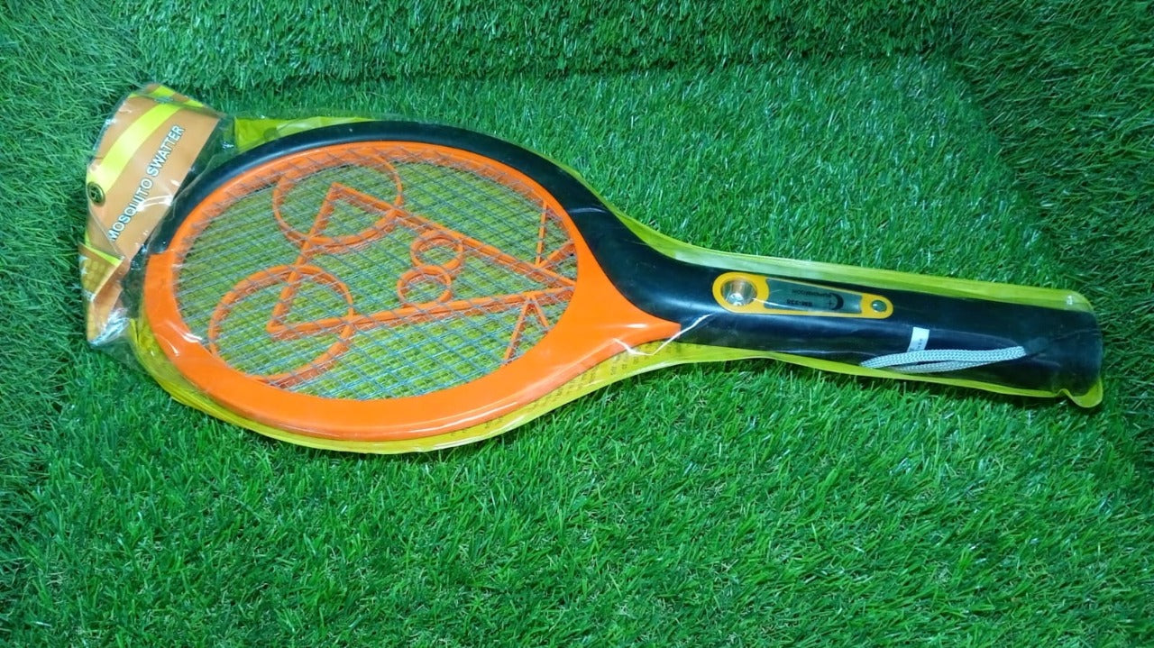 9108 Anti Mosquito Racquet Rechargeable Insect Killer Bat with LED Light (Moq :- 25) DeoDap