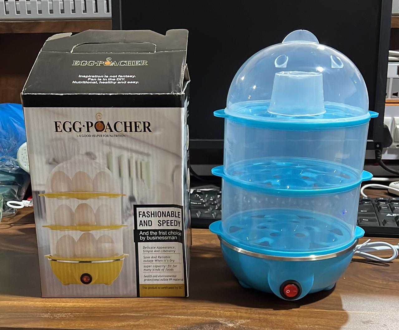 Egg Boiler / Poacher / Cooker / Electric Steamer (1 Layer, 2 Layer, 3 Layer)