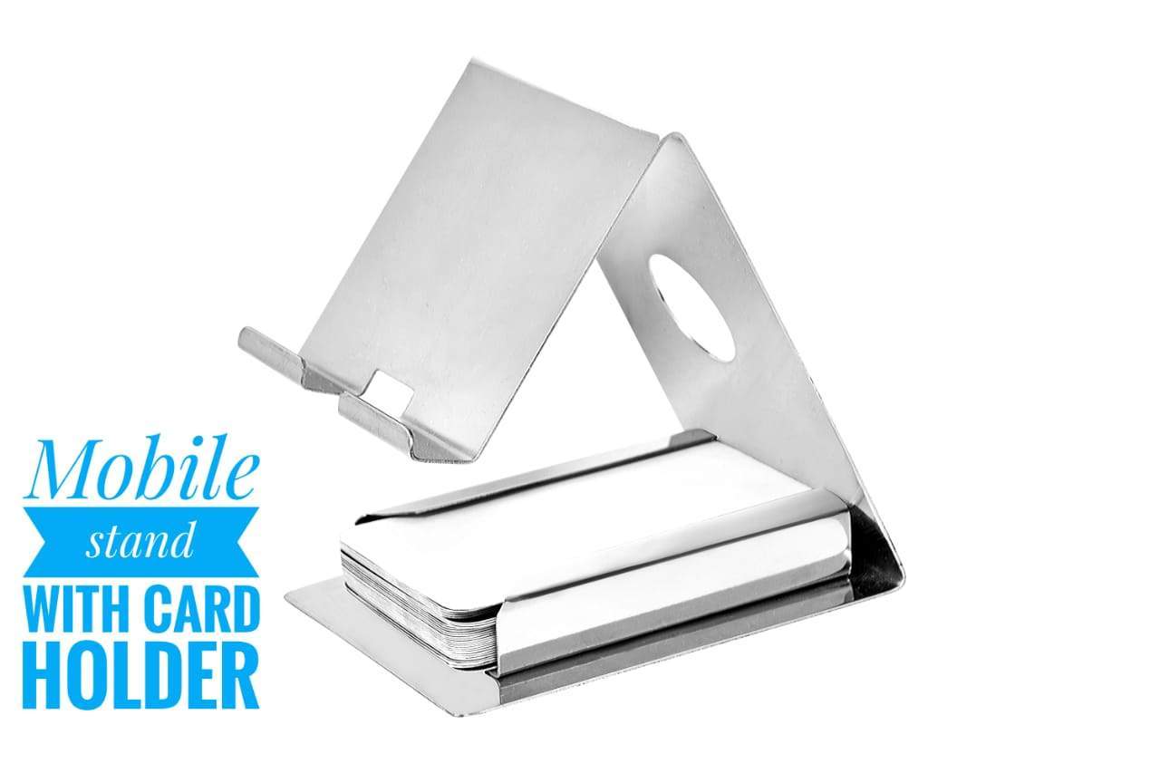 0622 Mobile Phone Metal Stand (Silver) DeoDap