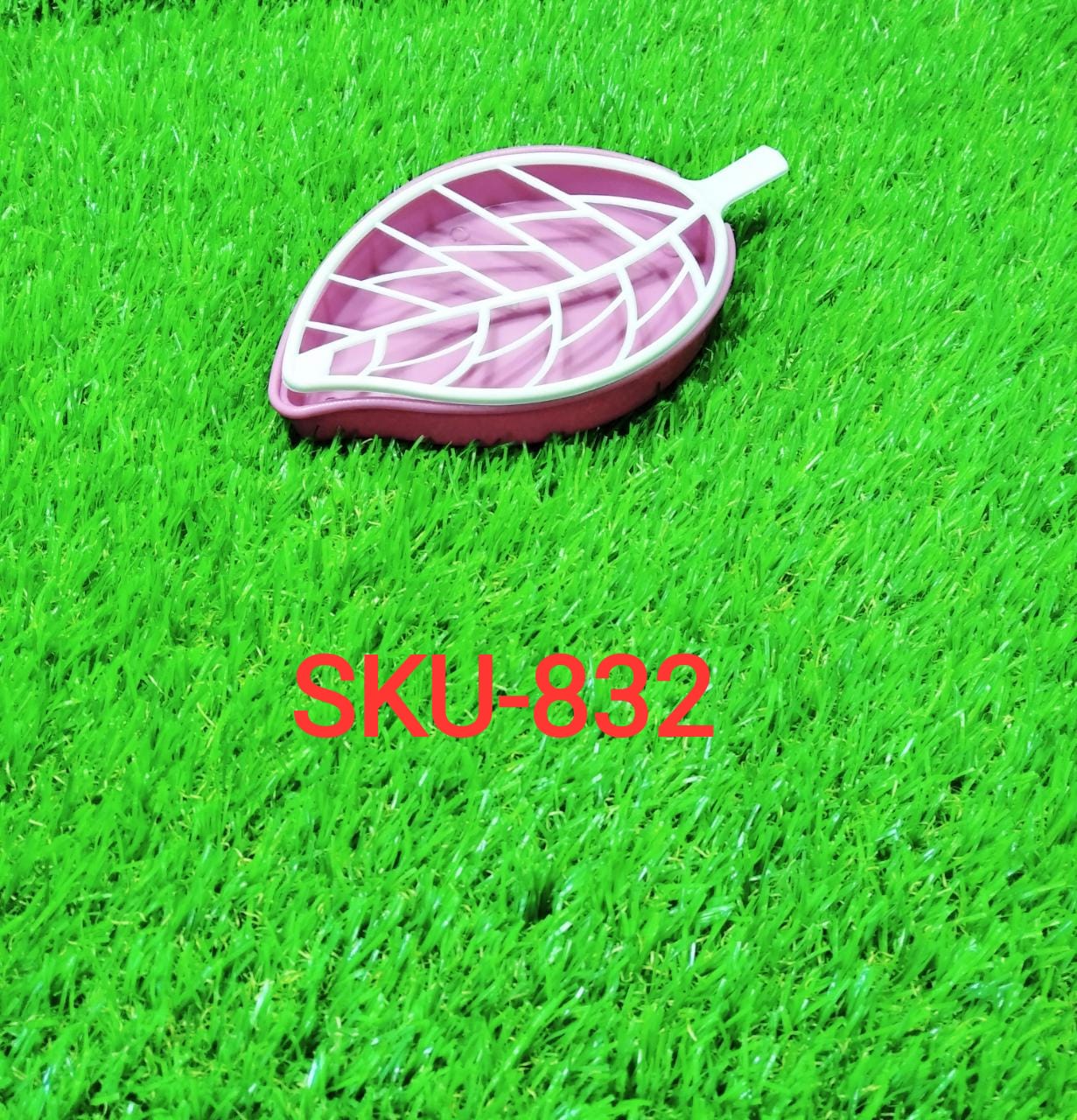 0832 Leaf Shape Dish Soap Holder for Kitchen and Bathroom DeoDap