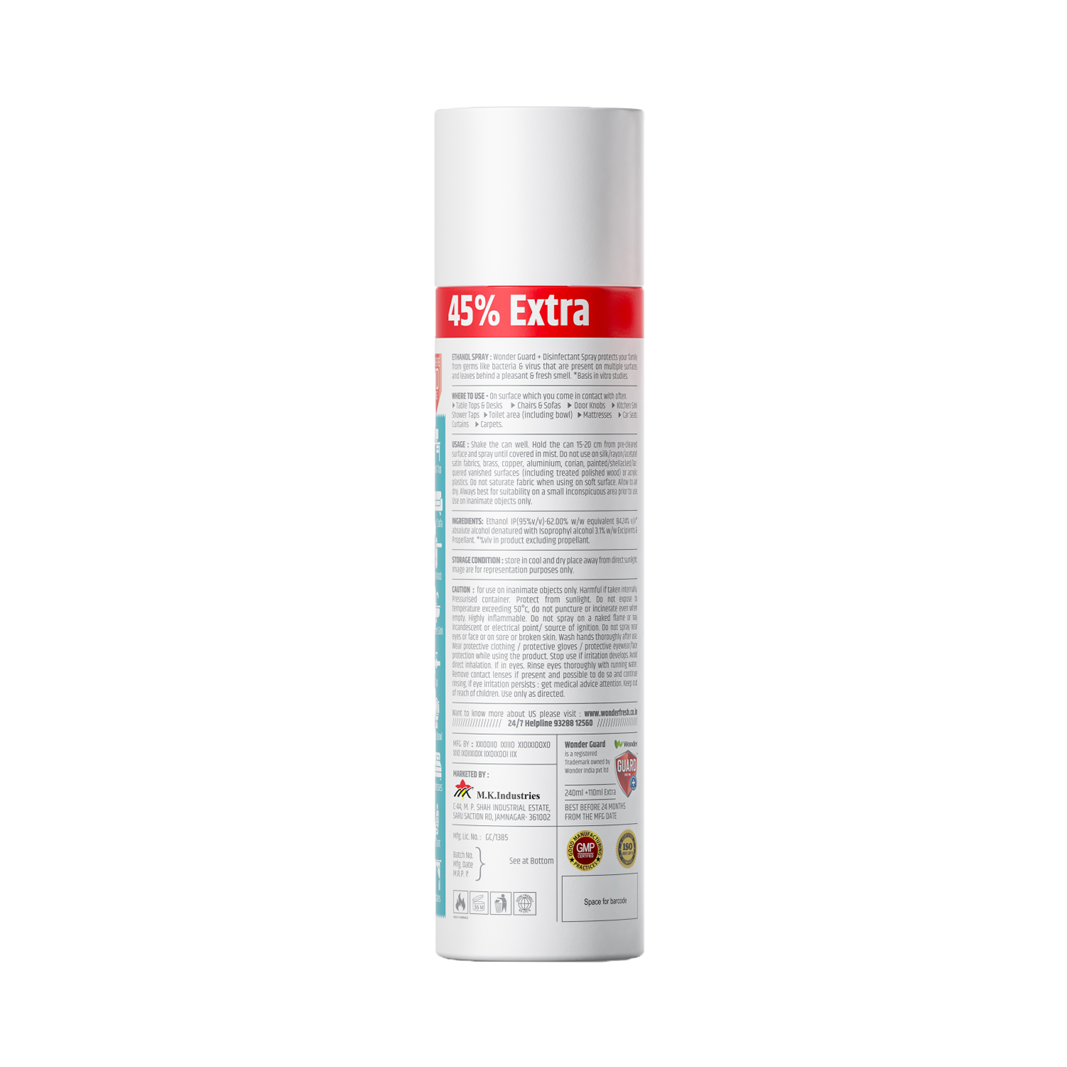 1330 Multi Surface Disinfectant Spray (350 ml) DeoDap