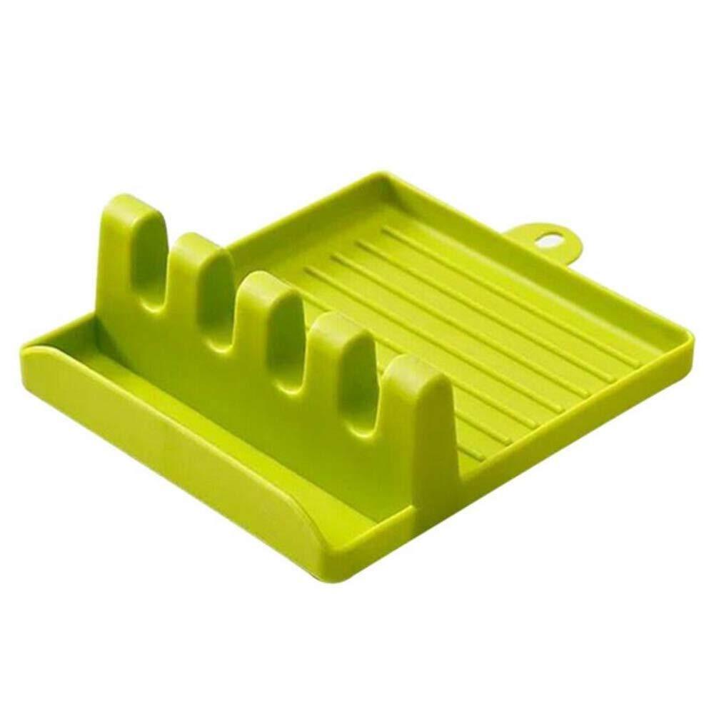 2121 Multi-Functional Spatula Holder/Rest for Kitchen Utensils (Parrot colour) DeoDap