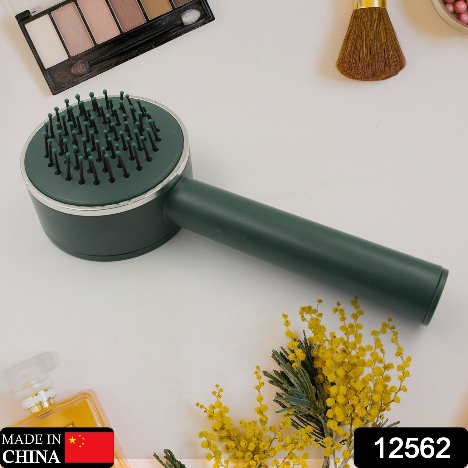 12562 Styling Hair Brush Hairbrushes for Woman Massage Comb Styling Comb Hair Comb for Women Hair Massage Brush Women Hairbrush Airbag Comb Long Handle Utilities Plastic Women's