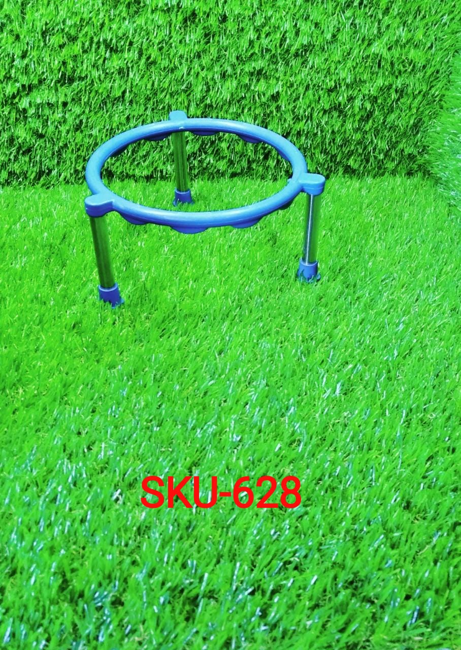 0628 Stainless Steel Single Ring Matka Stand DeoDap