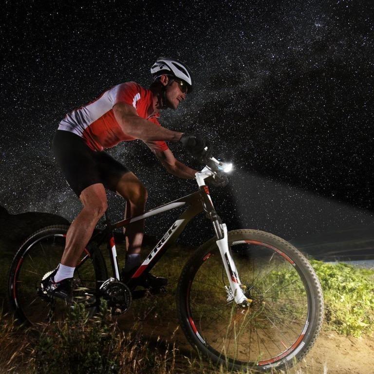 1562 Rechargeable Bicycle LED Bright Light with Horn Speaker freeshipping - DeoDap