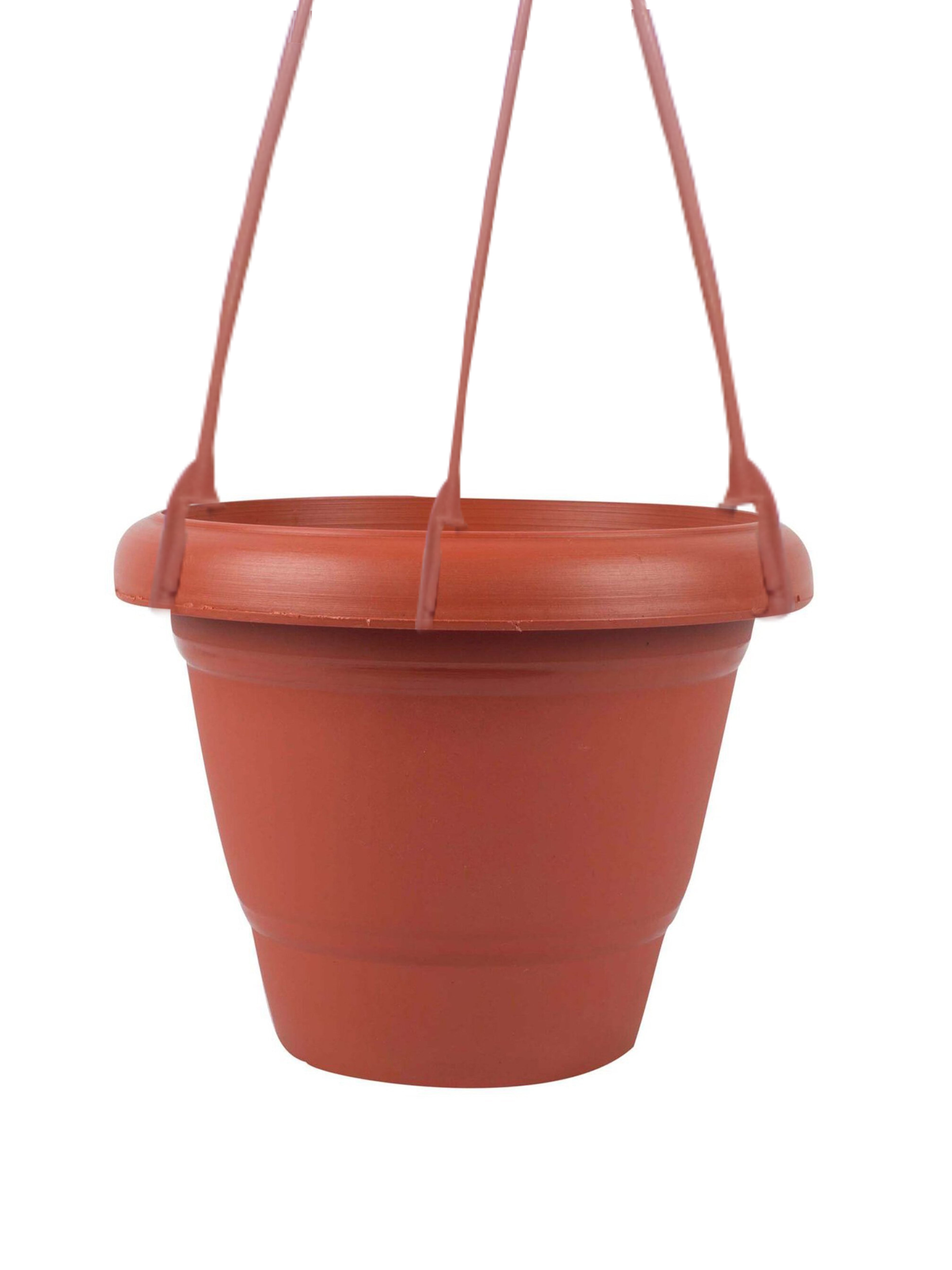 0840 Hanging Flower Pot with Rope DeoDap