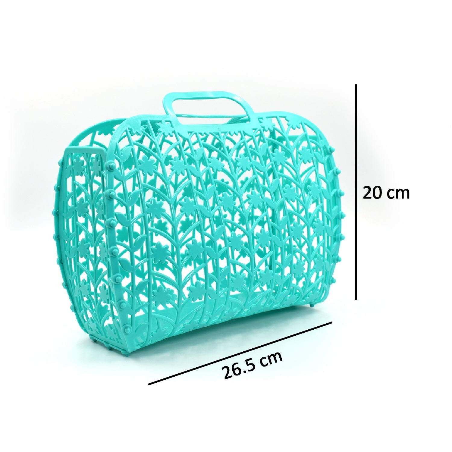 0761 Grocery Vegetable Foldable Smiley Non-Woven Fabric Shopping Bag DeoDap